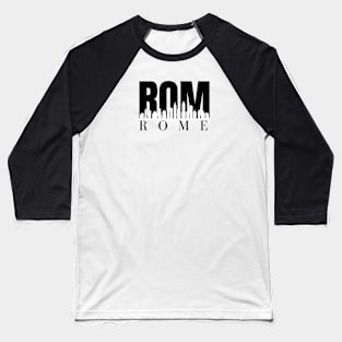 Rome T-shirt print | Travel and Adventures Baseball T-Shirt